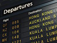 How long before departure does check-in take place?