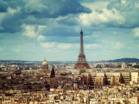 Карти парижу з визначними пам'ятками та готелями