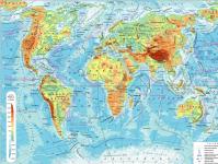 “Modern political map of the world Open the world map with the names of countries