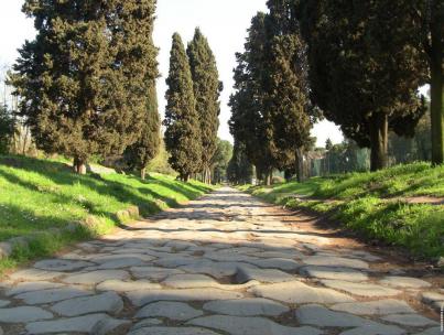 Appian Way di Roma, Italia